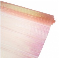 Органза-гофре, голограмма 50смх6м, цвет розовый
